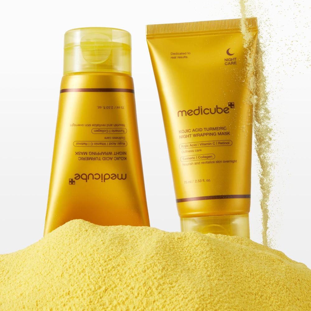 Kojic Acid Turmeric Night Wrapping Mask 75 ML-MEDICUBE-HBYTALA