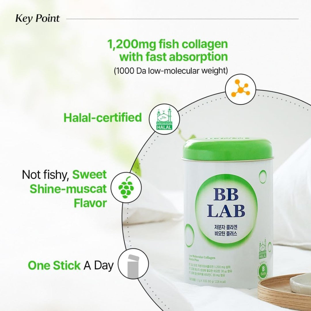 Low Molecular Collagen Biotin plus - Halal-BB LAB-HBYTALA