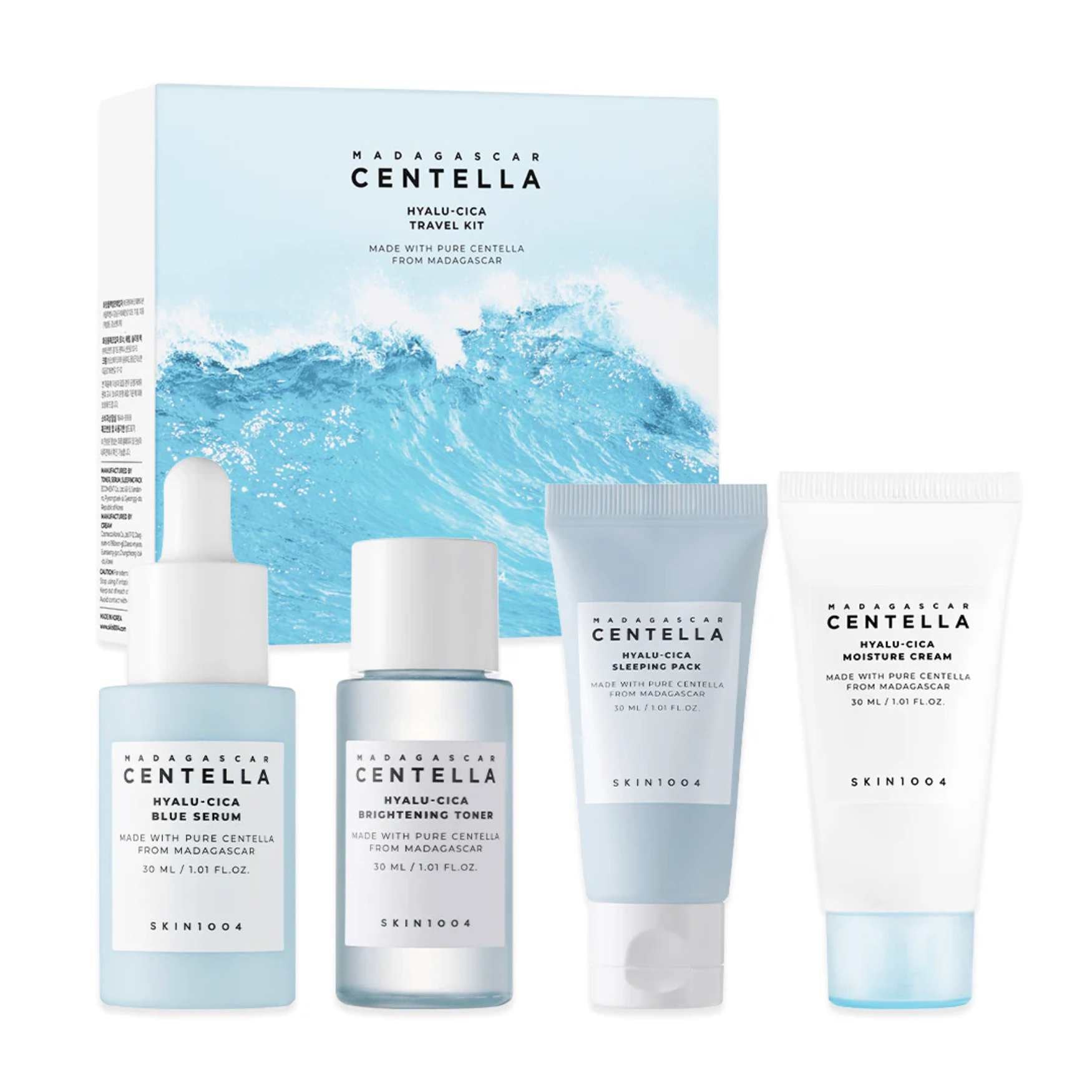 Madagascar Centella Hyalu-Cica Travel Kit-SKIN1004-HBYTALA