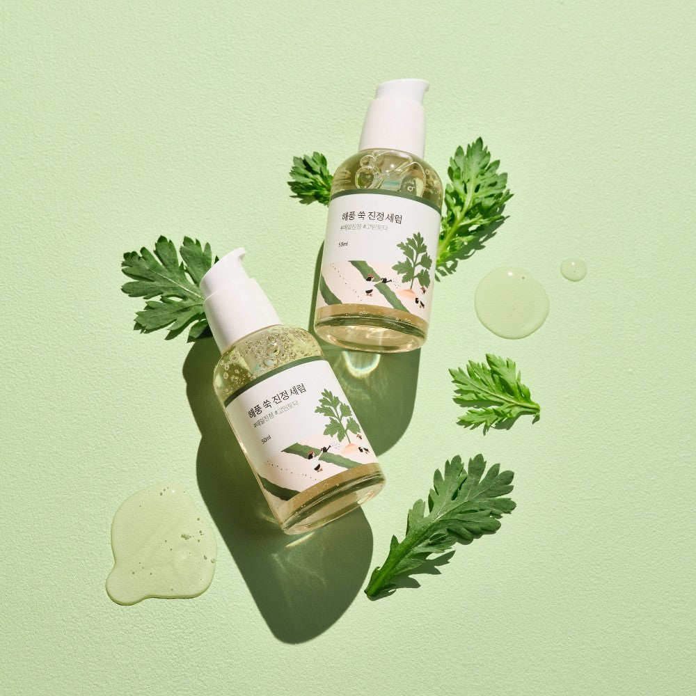Mugwort Calming Serum-ROUND LAB-HBYTALA