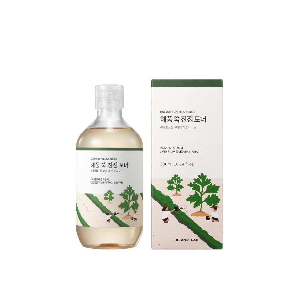 Mugwort Calming Toner 300ml-ROUND LAB-HBYTALA