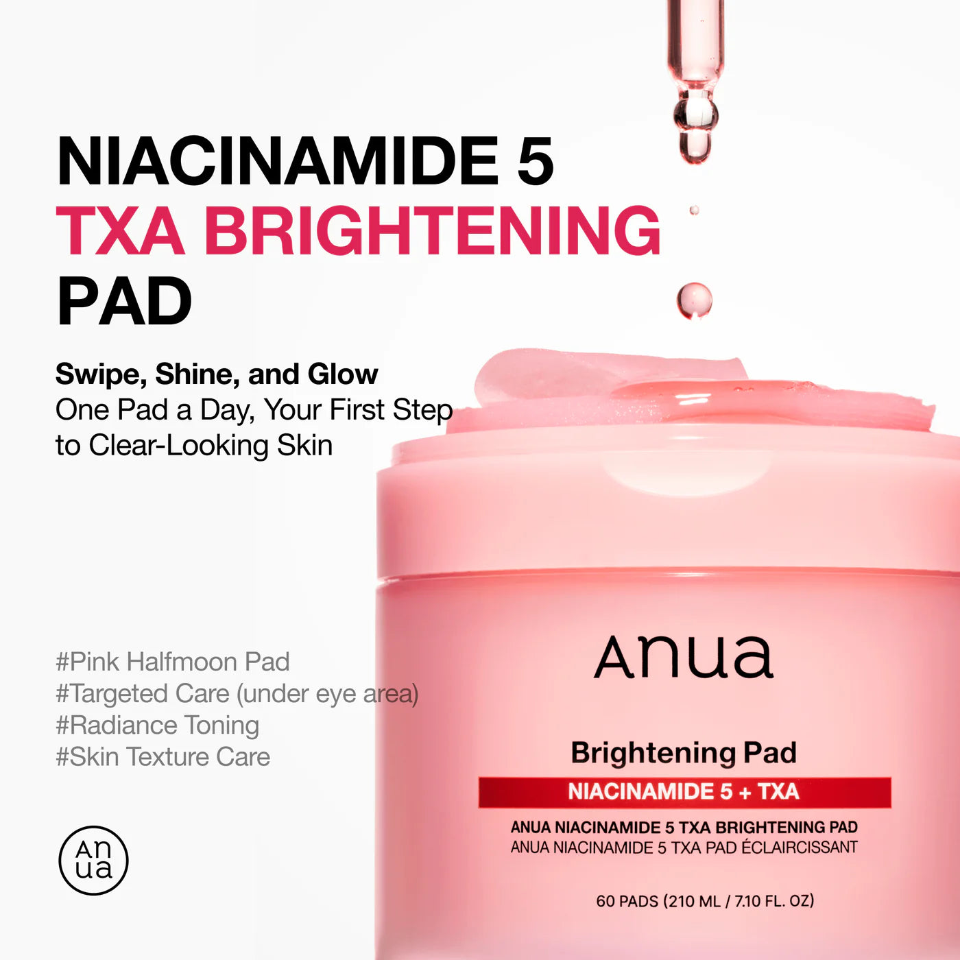Niacinamide 5 TXA Brightening Pad-ANUA-HBYTALA