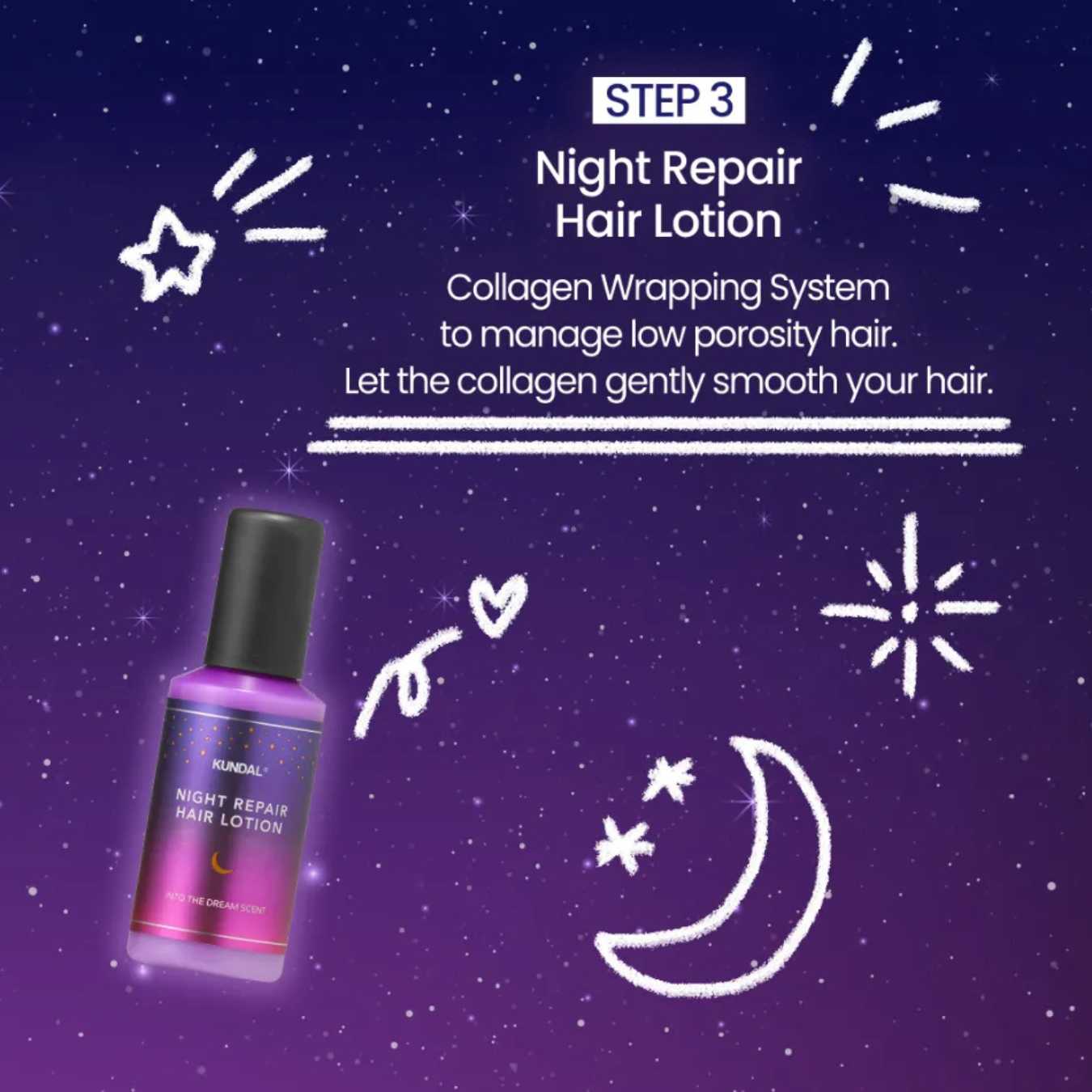 Night Repair Hair Care Set - Into The Dream-KUNDAL-HBYTALA