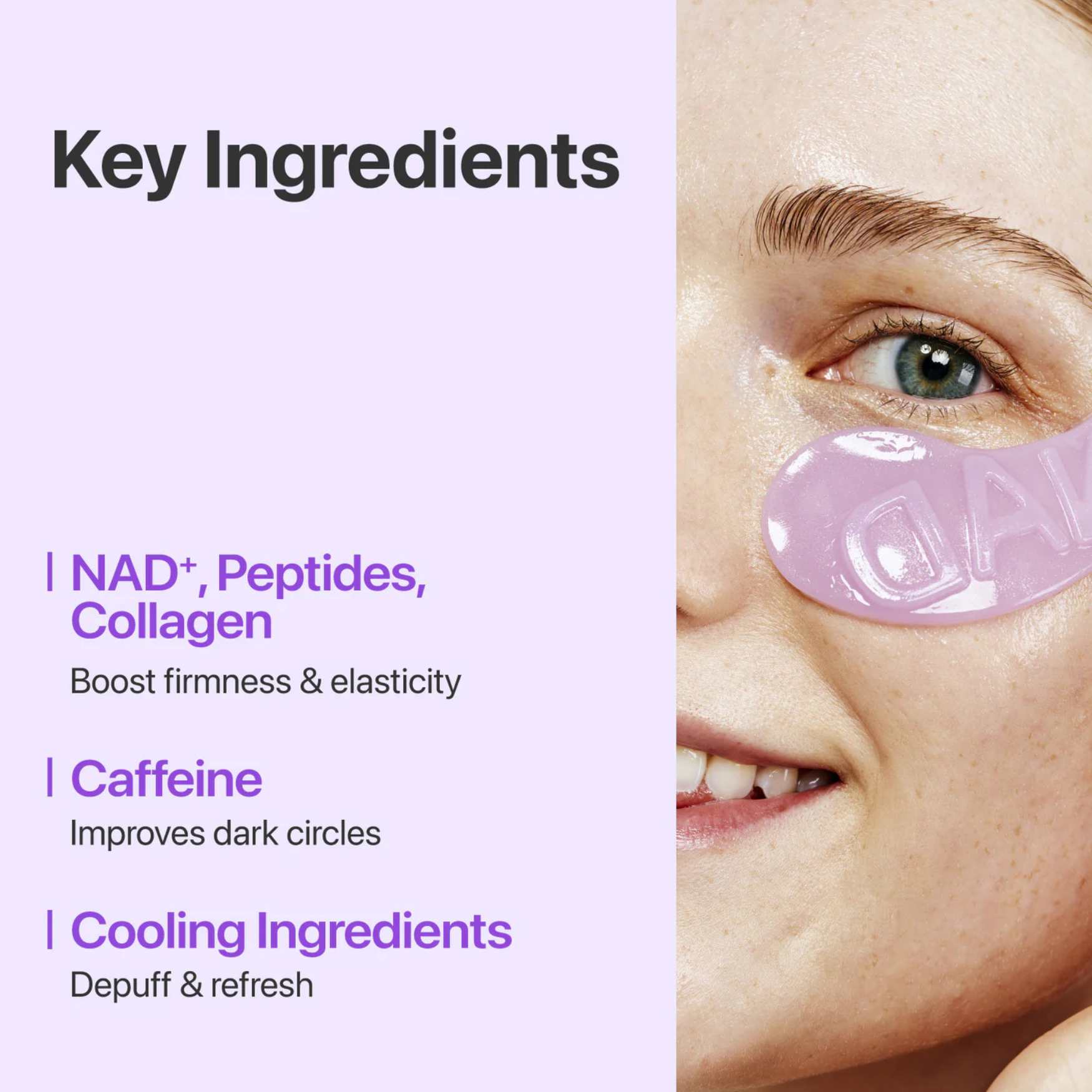 No.9 Eye Patches, NAD+ Collagen-NUMBUZIN-HBYTALA