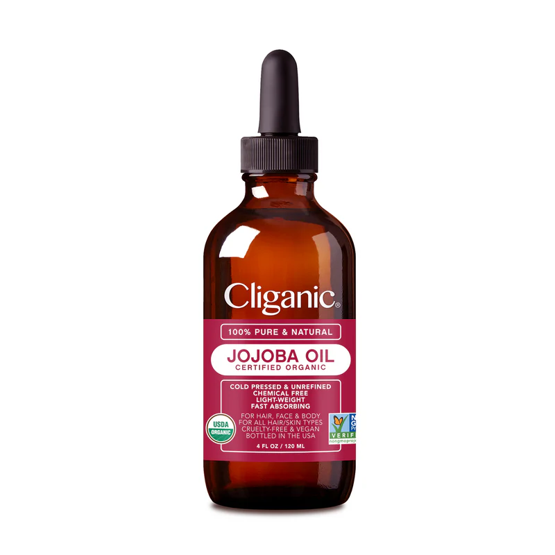 Organic Jojoba Oil 2oz-Cliganic-HBYTALA