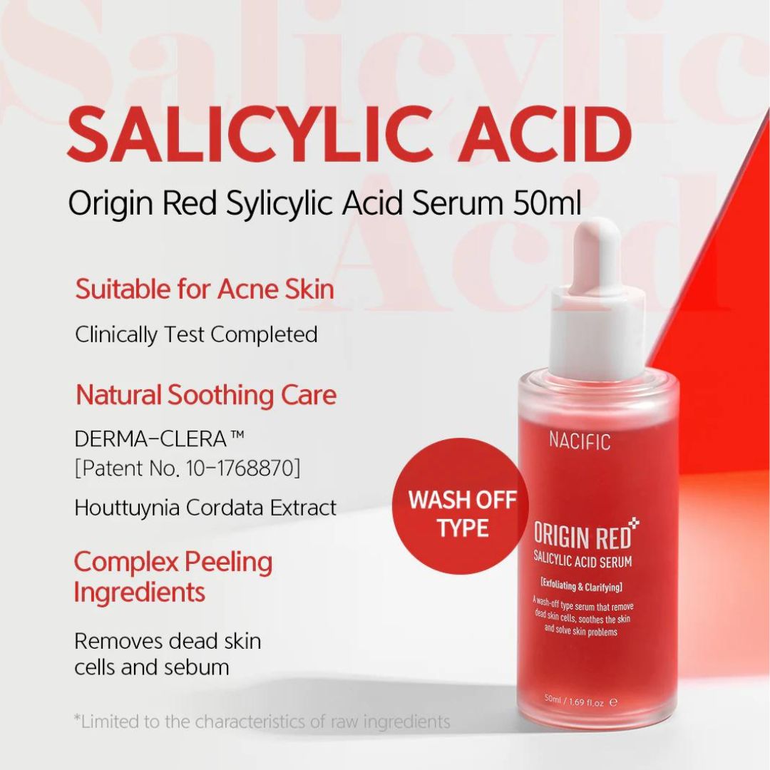 Origin Red Salicylic Acid Serum 50 ML-NACIFIC-HBYTALA