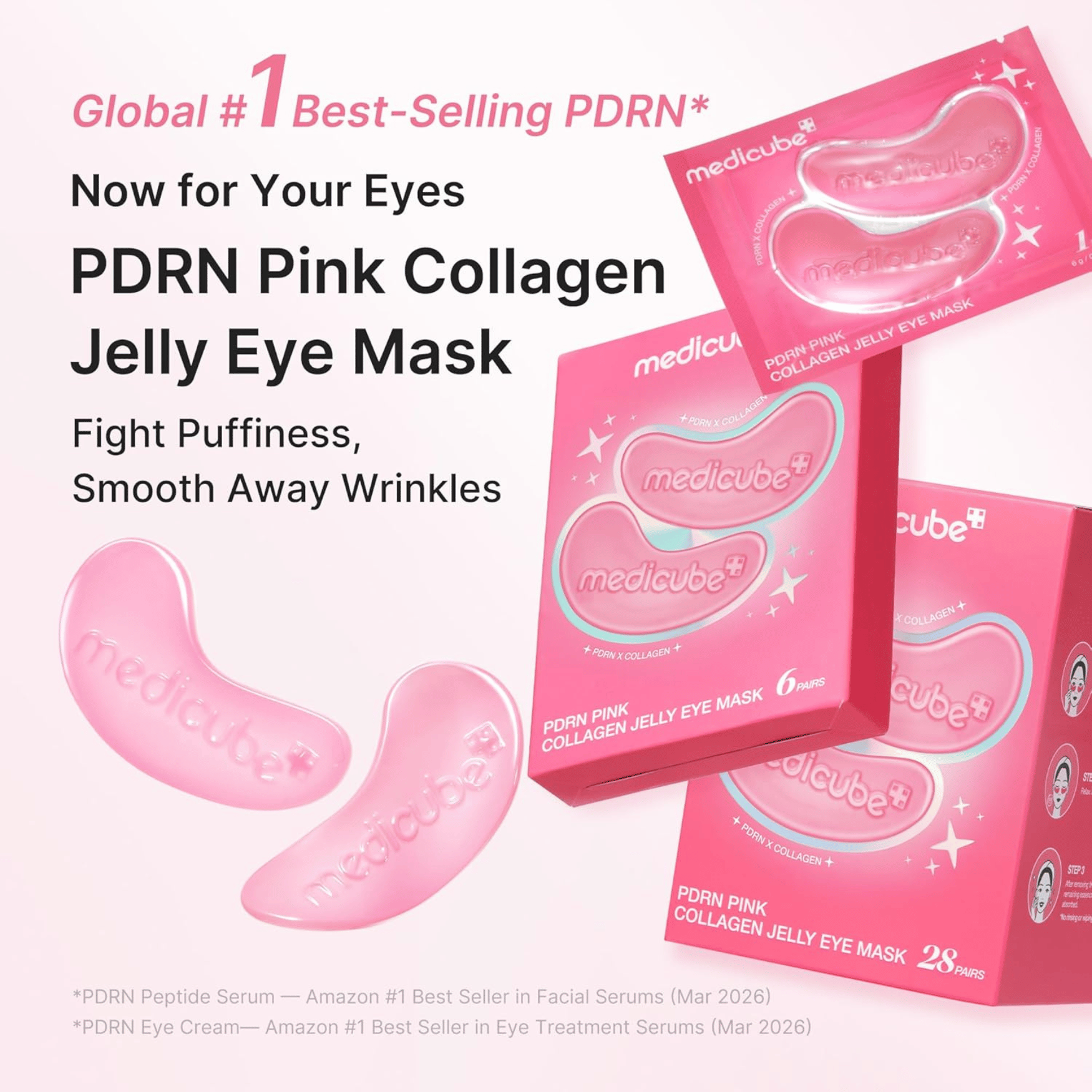 PDRN PINK COLLAGEN JELLY EYE MASK-MEDICUBE-HBYTALA