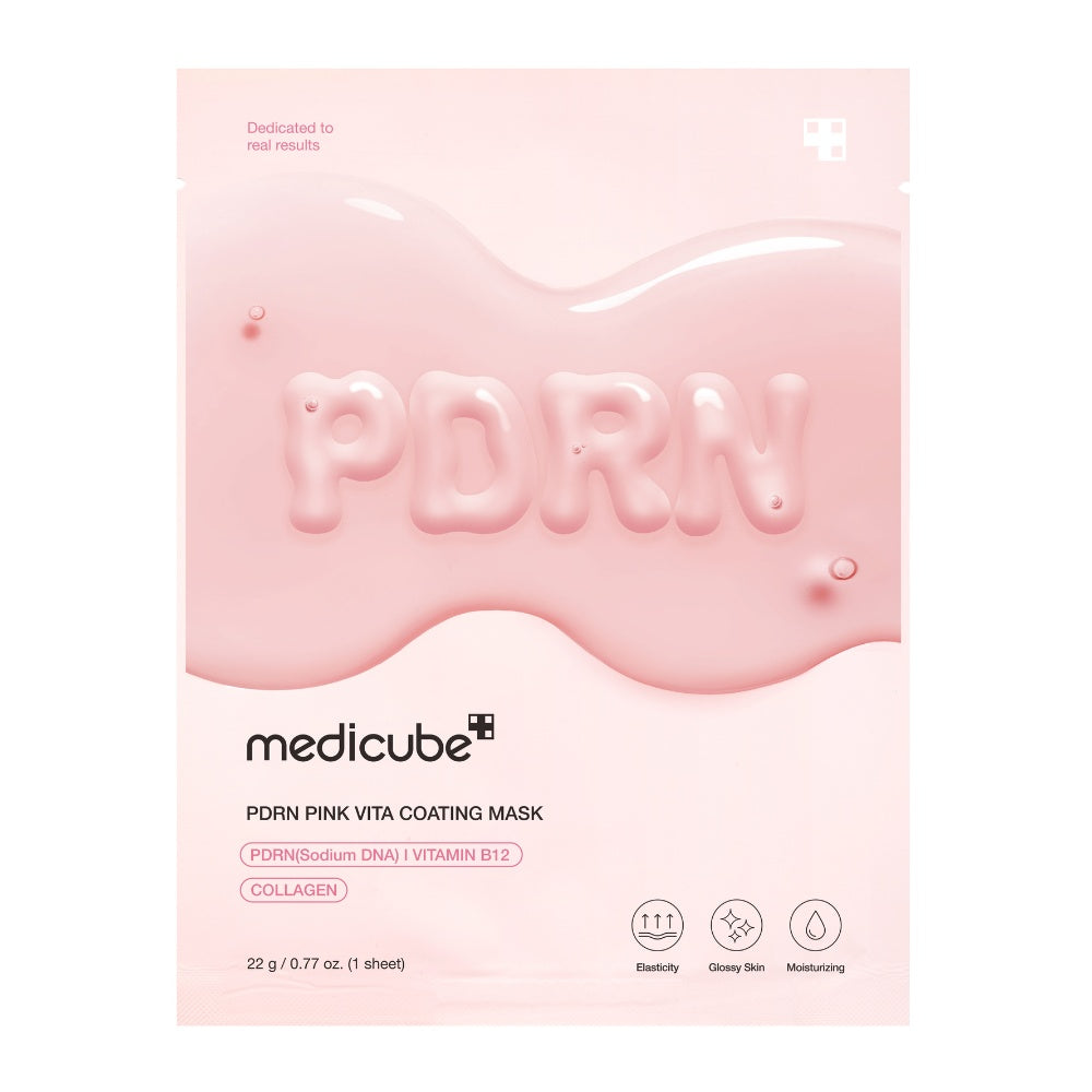 PDRN Pink Vita Coating Mask (10EA)-MEDICUBE-HBYTALA