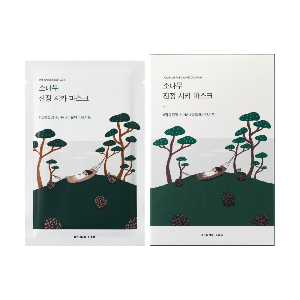 PINE CALMING CICA MASK SHEET-ROUND LAB-HBYTALA