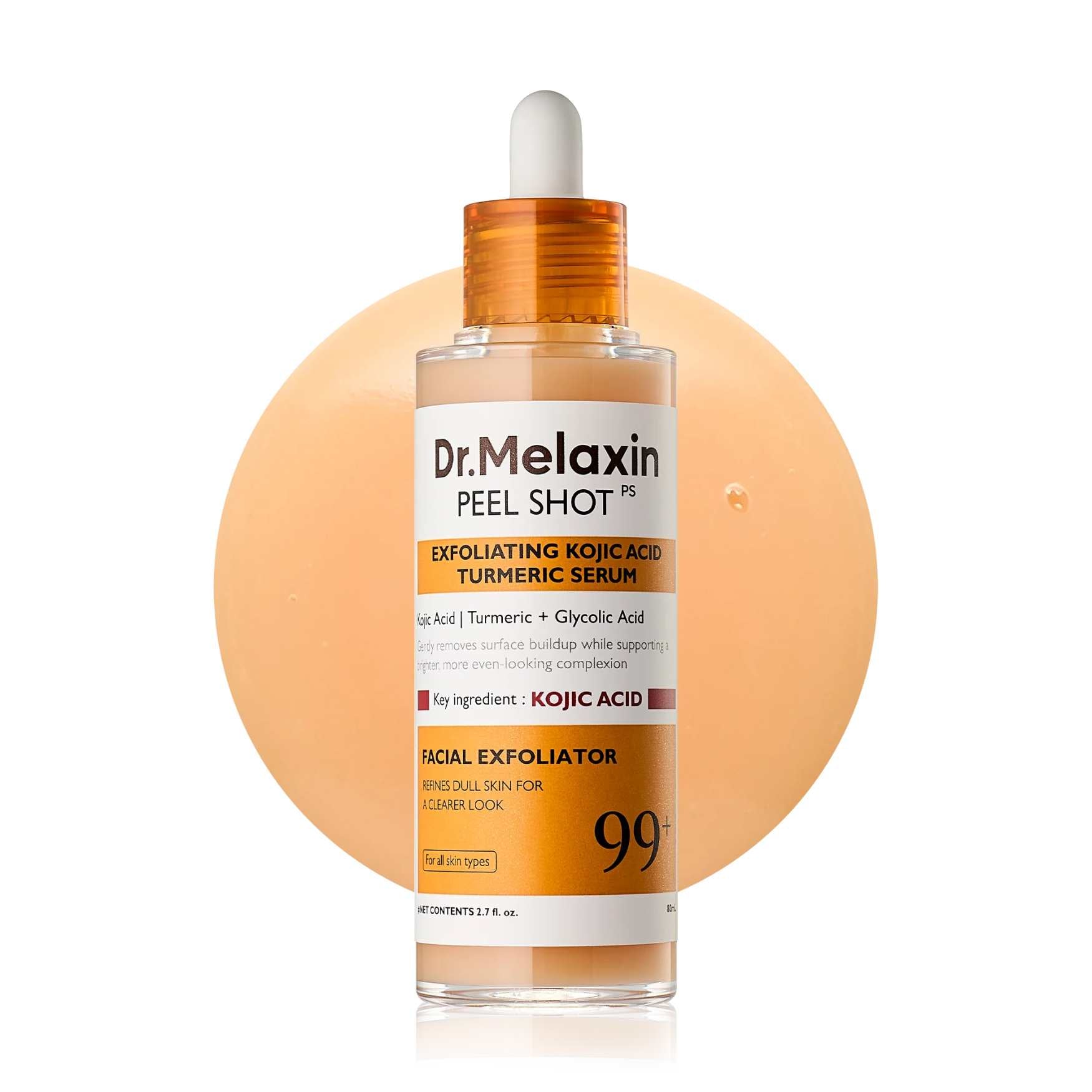 Peel Shot exfoliating kojic acid turmeric Serum 200 ml-DR.MELAXIN-HBYTALA