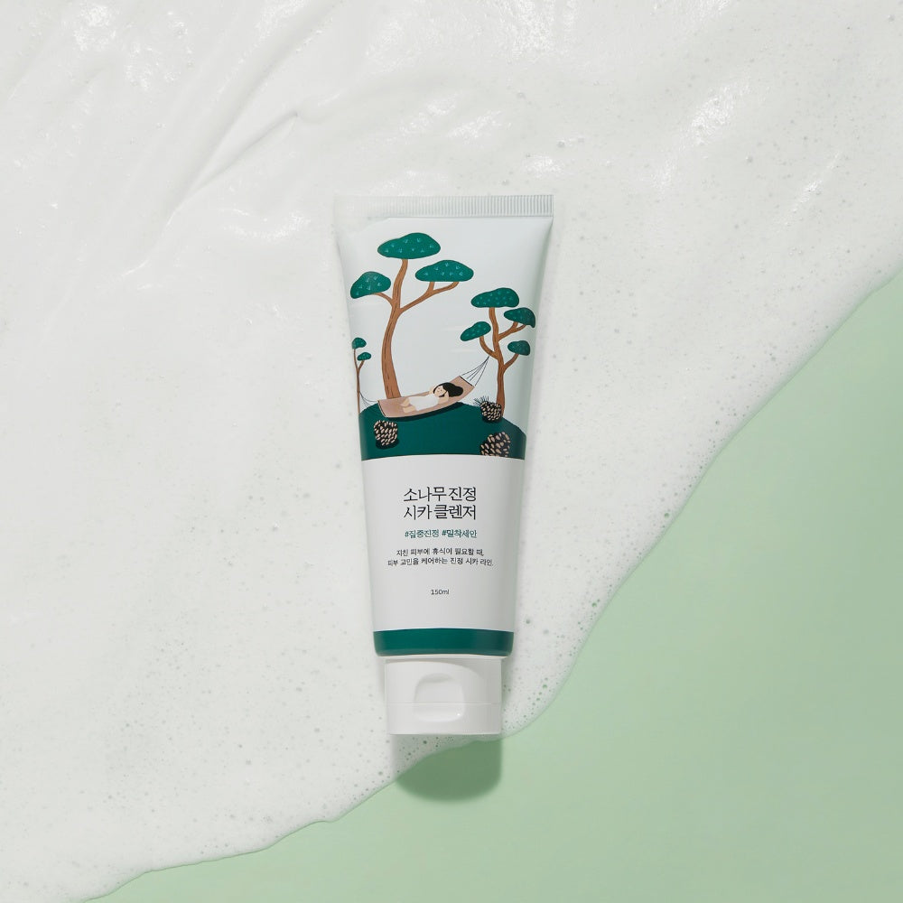 Pine Calming Cica Cleanser-ROUND LAB-HBYTALA