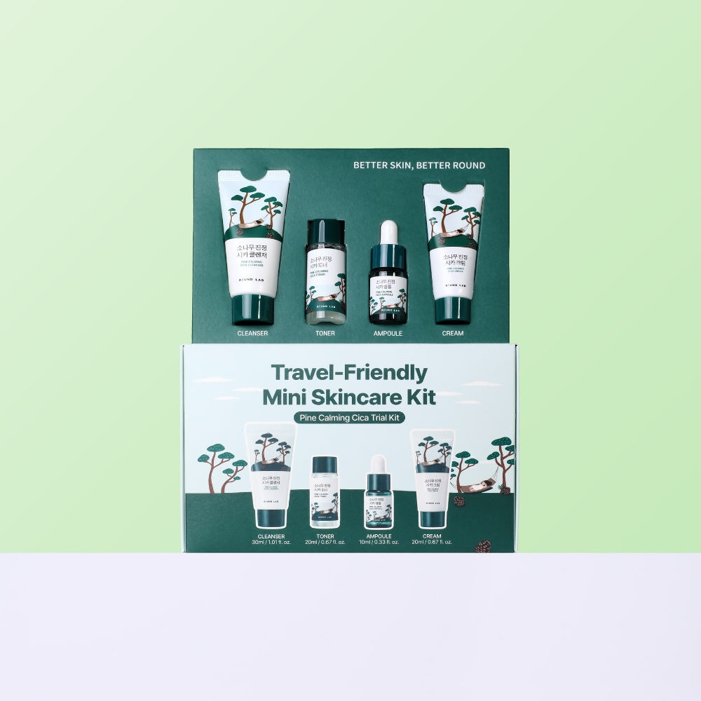 Pine Calming Cica trial kit-ROUND LAB-HBYTALA