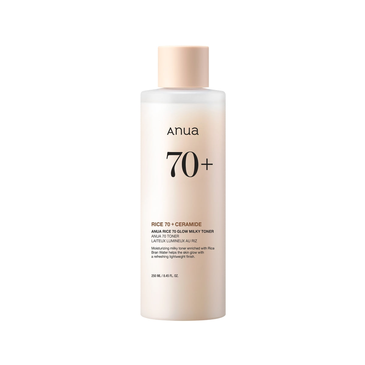 RICE 70 GLOW MILKY TONER 250 ML-ANUA-HBYTALA