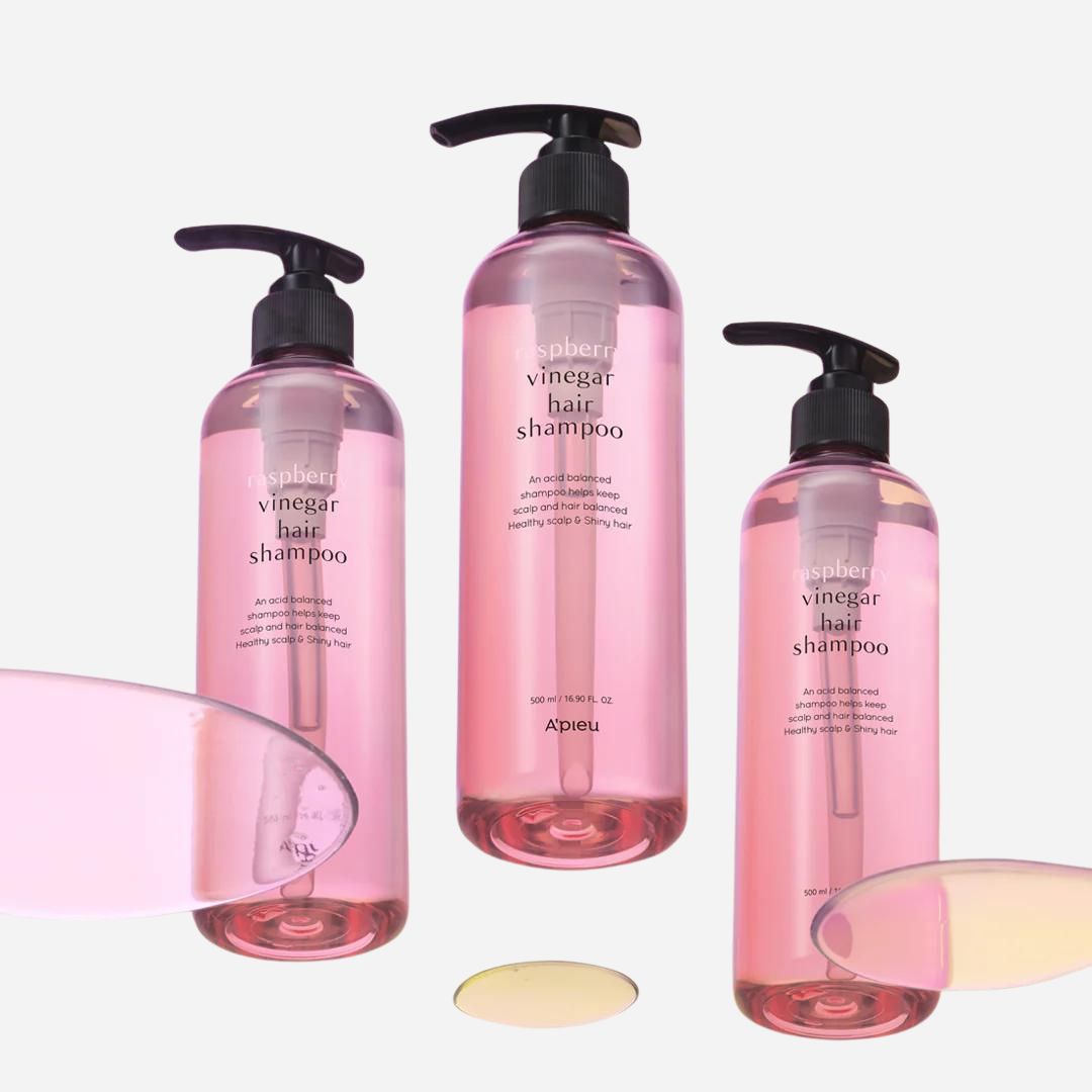 Raspberry Vinegar Hair Shampoo 500 ML-A'PIEU-HBYTALA