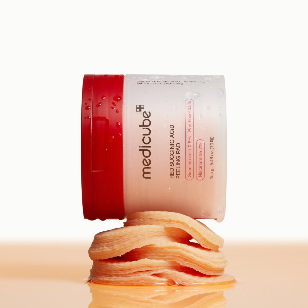 Red Succinic Peeling Pad-MEDICUBE-HBYTALA