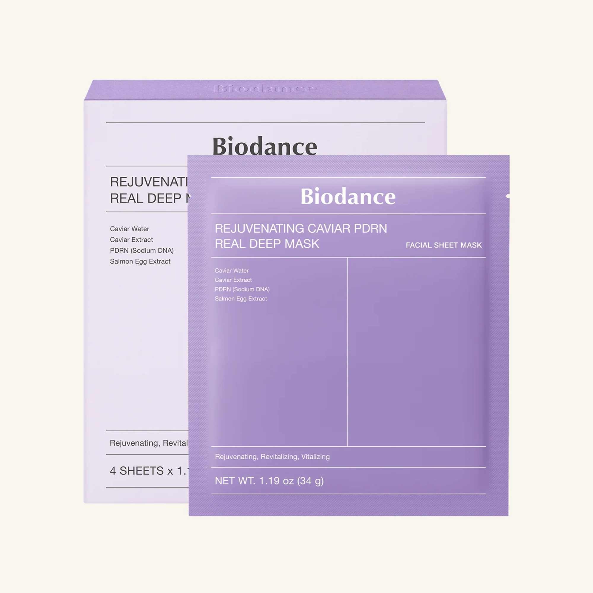 Rejuvenating Caviar PDRN Real Deep Mask-BIODANCE-HBYTALA