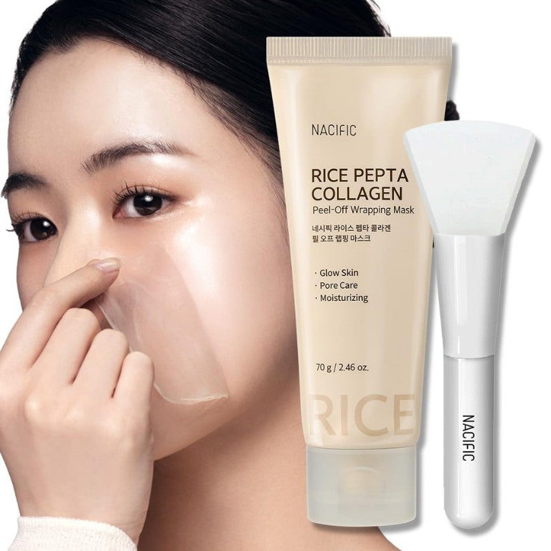 Rice Pepta Collagen Peel-Off Wrapping Mask-NACIFIC-HBYTALA