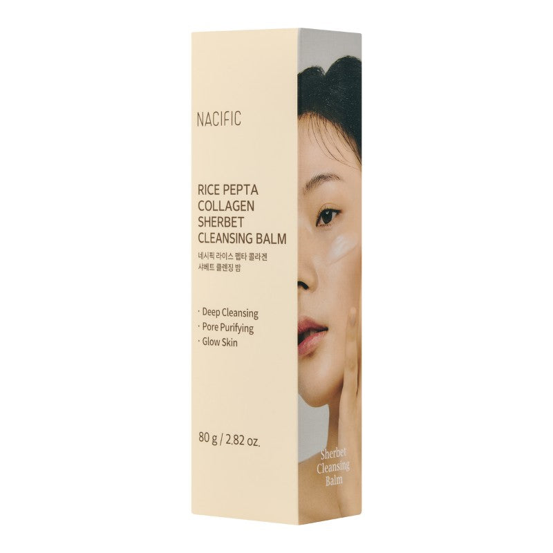 Rice Pepta Collagen Sherbet Cleansing Balm-NACIFIC-HBYTALA