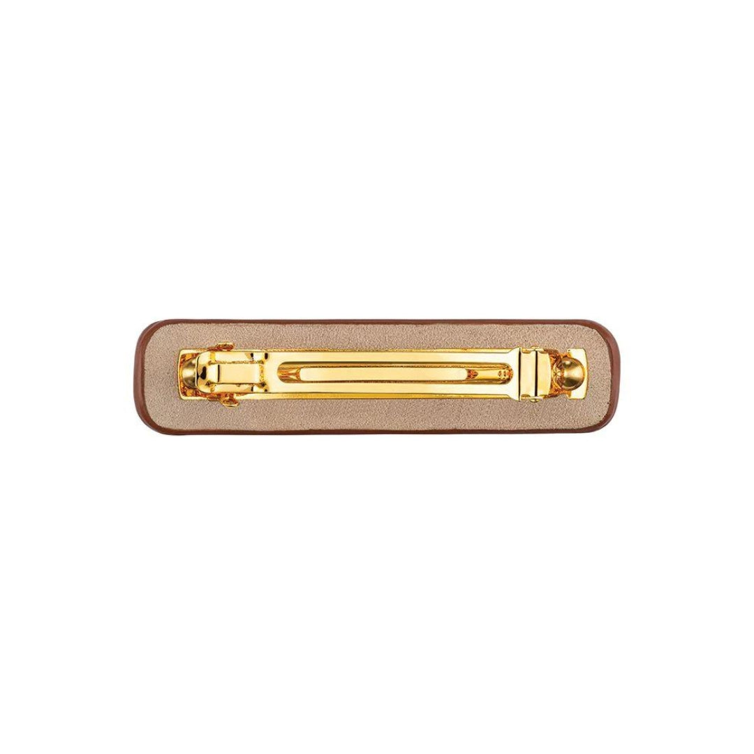 Riviera Barrette Cognac Medium-BALMAIN-HBYTALA