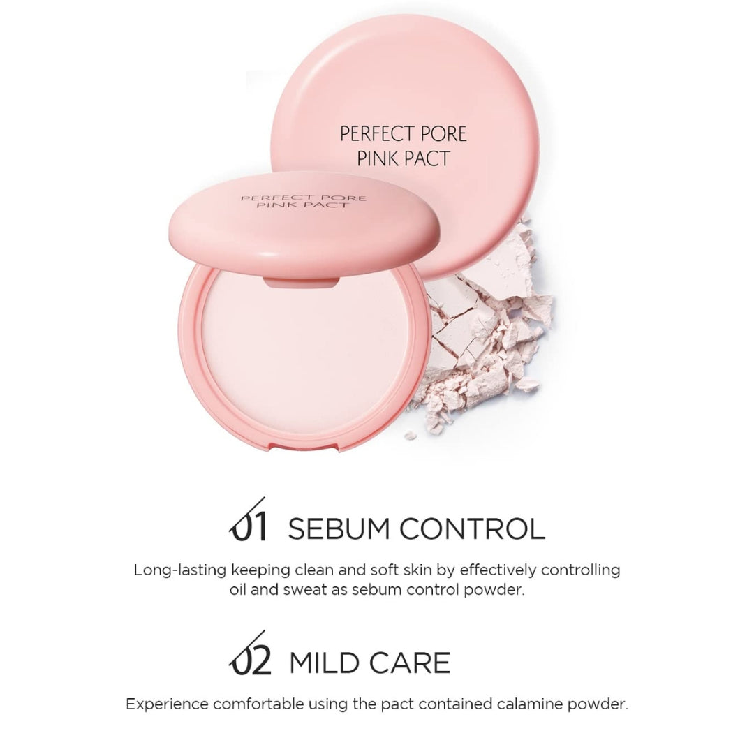 Saemmul Perfect Pore Pink Pact-THE SAEM-HBYTALA