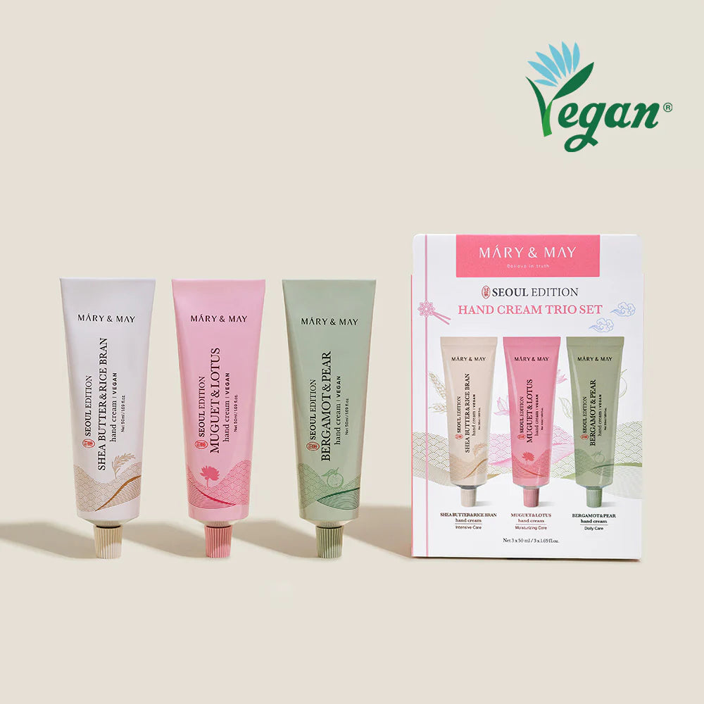 Seoul Edition Hand Cream Trio Set-MARY&MAY-HBYTALA
