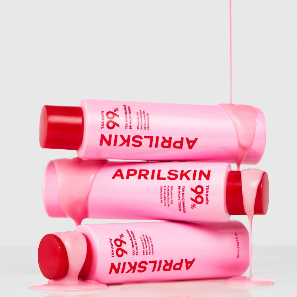 TXA NIACINAMIDE TONING SHOT 99 MILKY TONER 150ml-APRILSKIN-HBYTALA