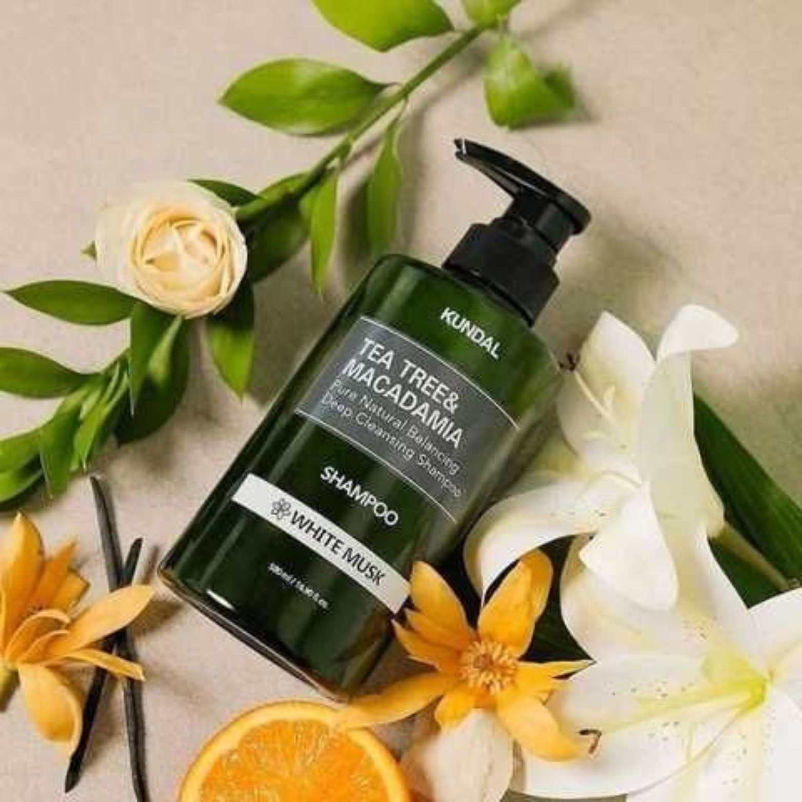 Tea Tree & Macadamia Deep Cleansing Shampoo 500ML - White Musk-KUNDAL-HBYTALA