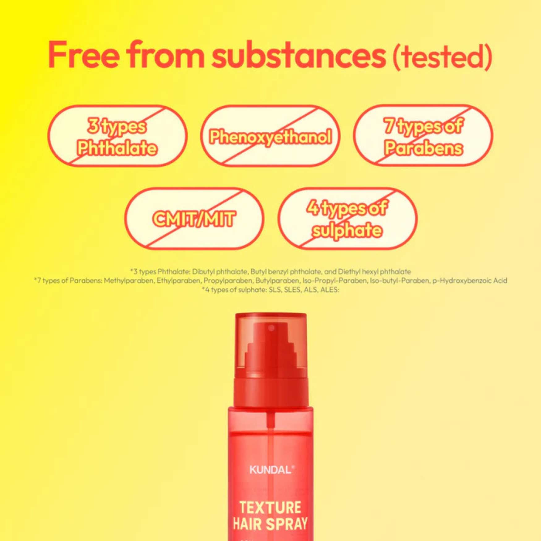 Texture Hair Spray 195 ML - Vanilla Pistachio-KUNDAL-HBYTALA