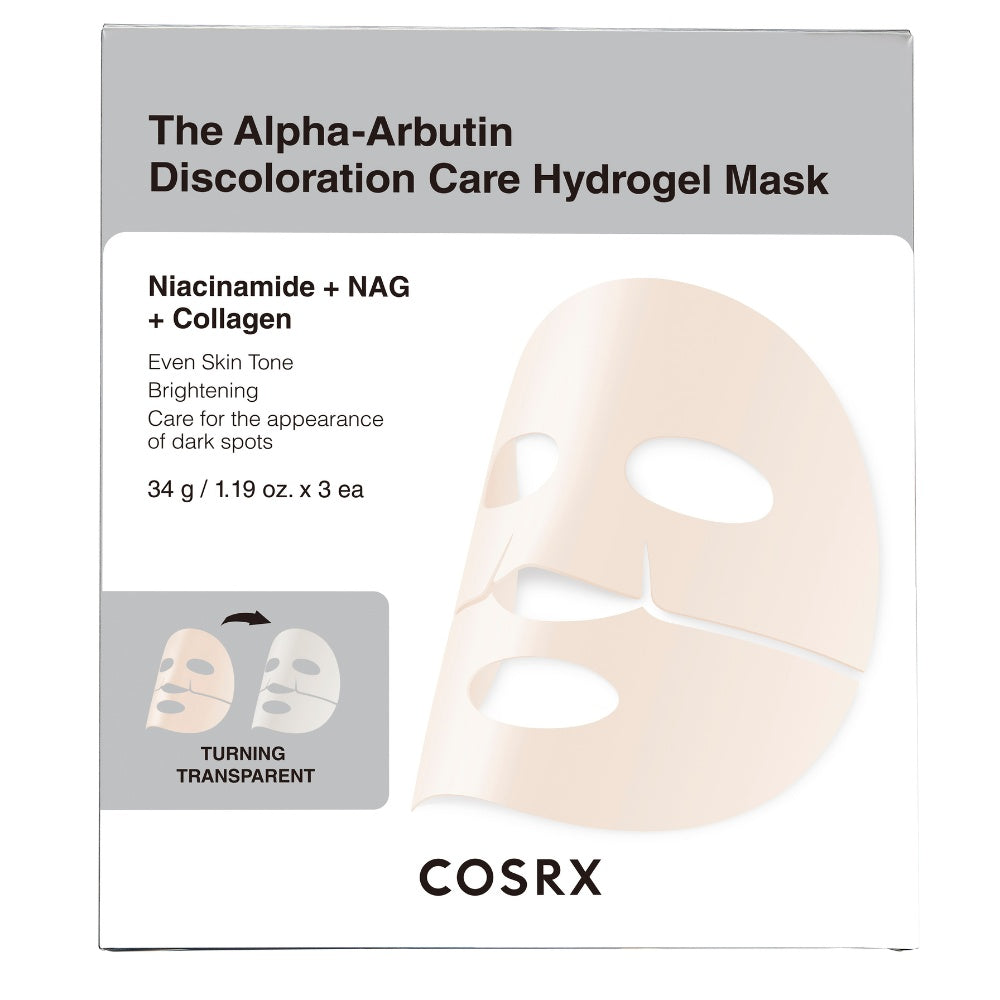 The Alpha-Arbutin Discoloration Care Hydrogel Mask_3ea-COSRX-HBYTALA