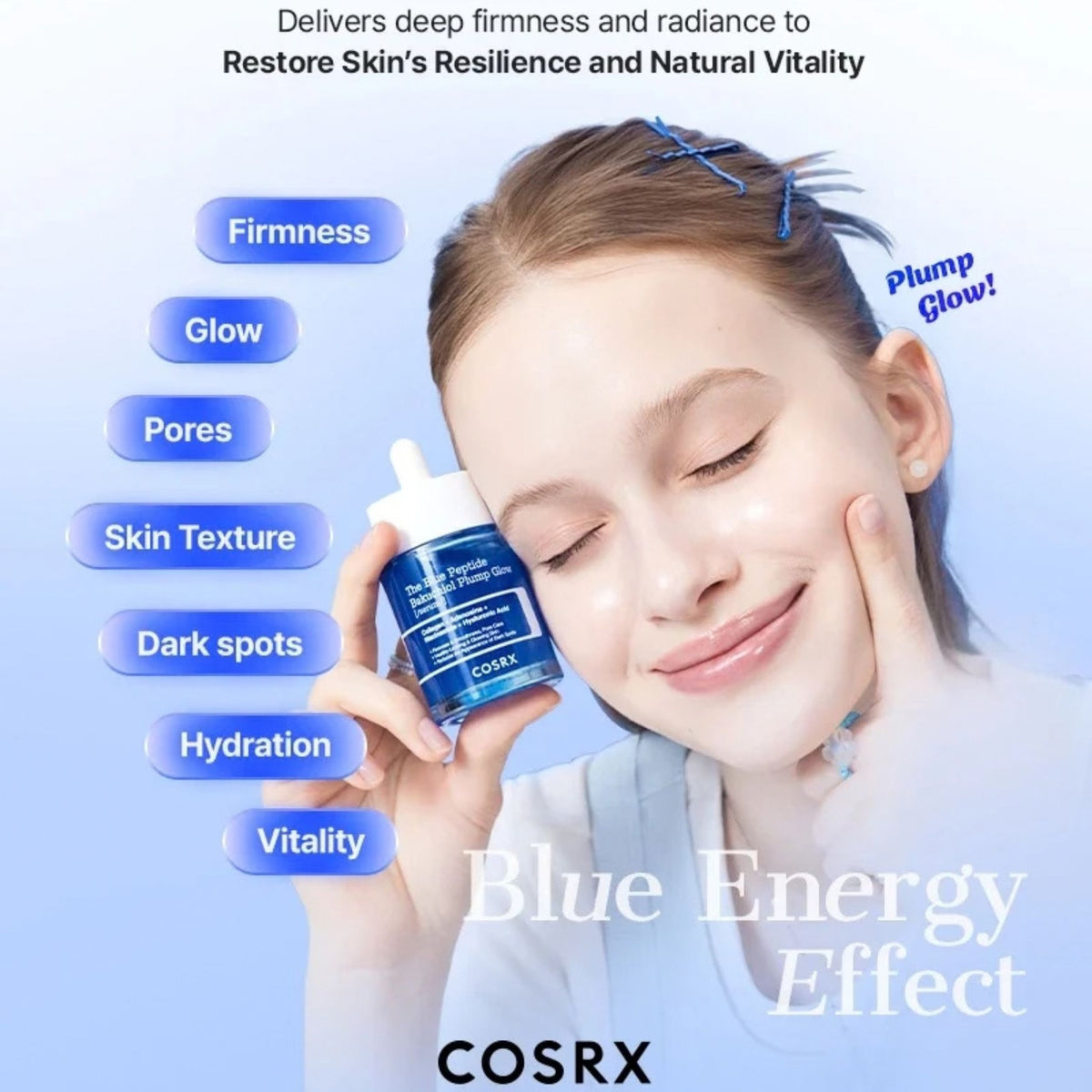 The Blue Peptide Bakuchiol Plump Glow Serum 50mL-COSRX-HBYTALA
