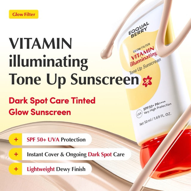 VITAMIN ILLUMINATING TONE UP SUNSCREEN 50 ML-EQQUALBERRY-HBYTALA