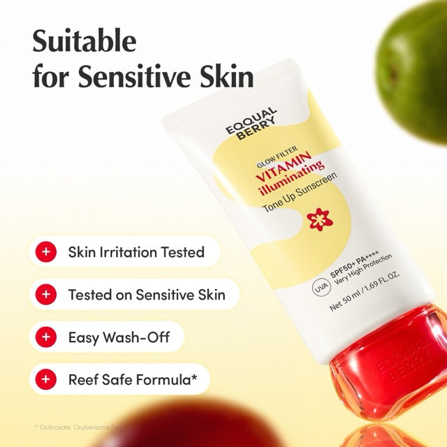 VITAMIN ILLUMINATING TONE UP SUNSCREEN 50 ML-EQQUALBERRY-HBYTALA