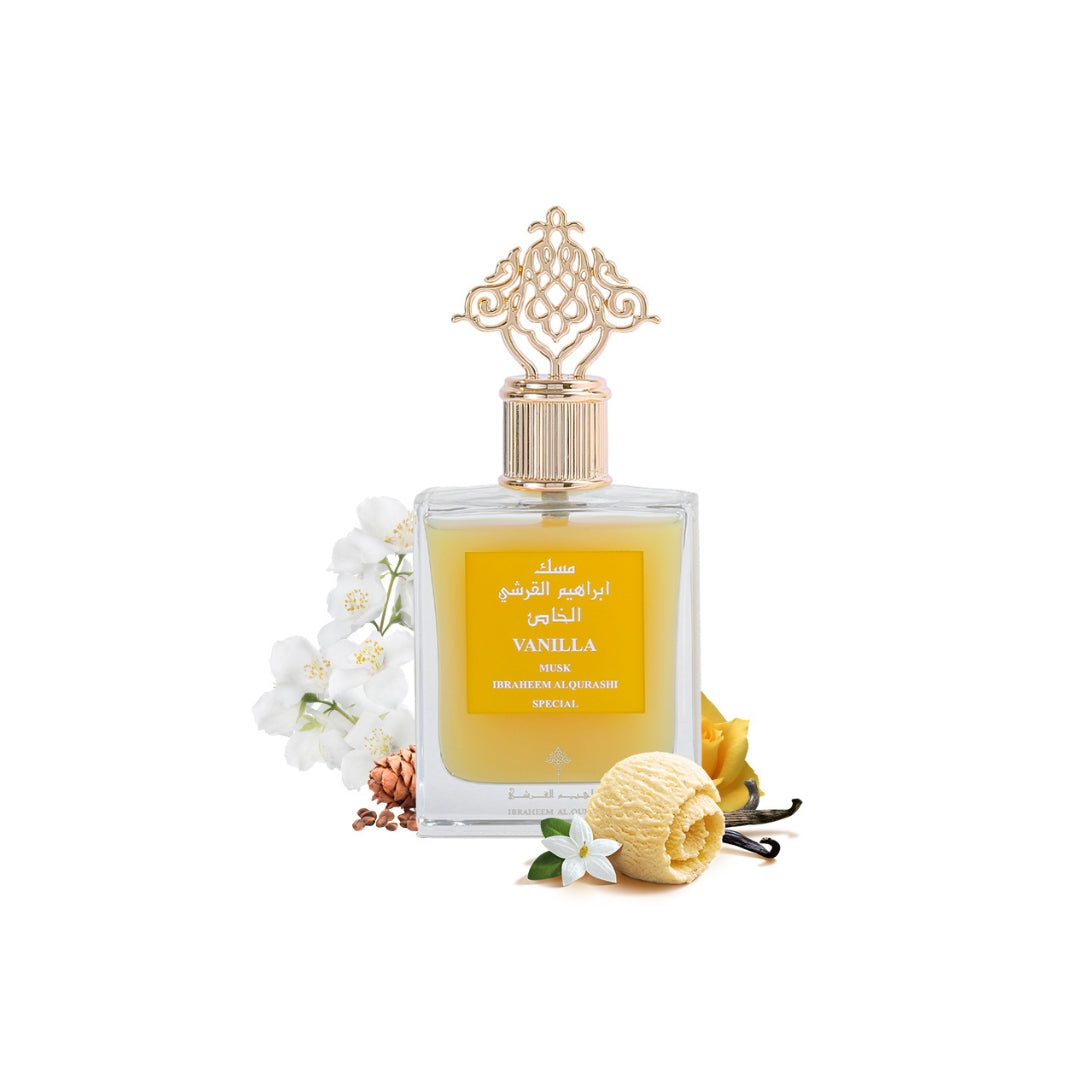 Vanilla Musk Eau de Parfum - 75ml-Ibraheem Al Qurashi-HBYTALA