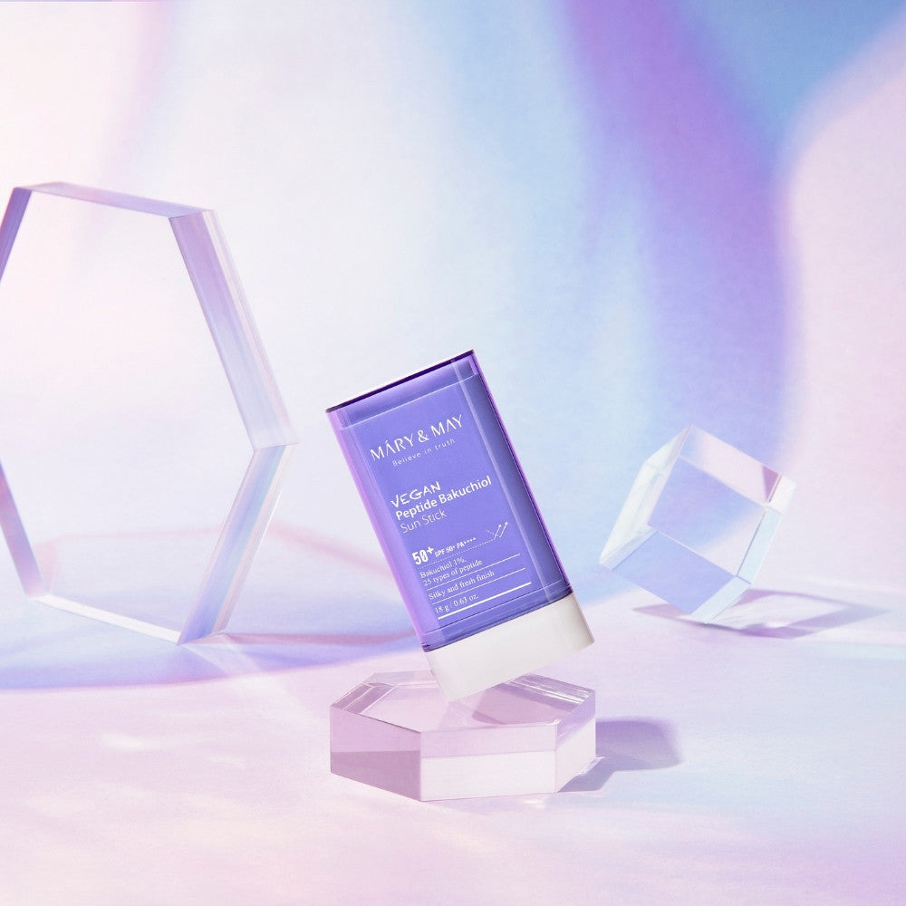 Vegan Peptide Bakuchiol Sun Stick SPF50+ PA++++ 18g-MARY&MAY-HBYTALA