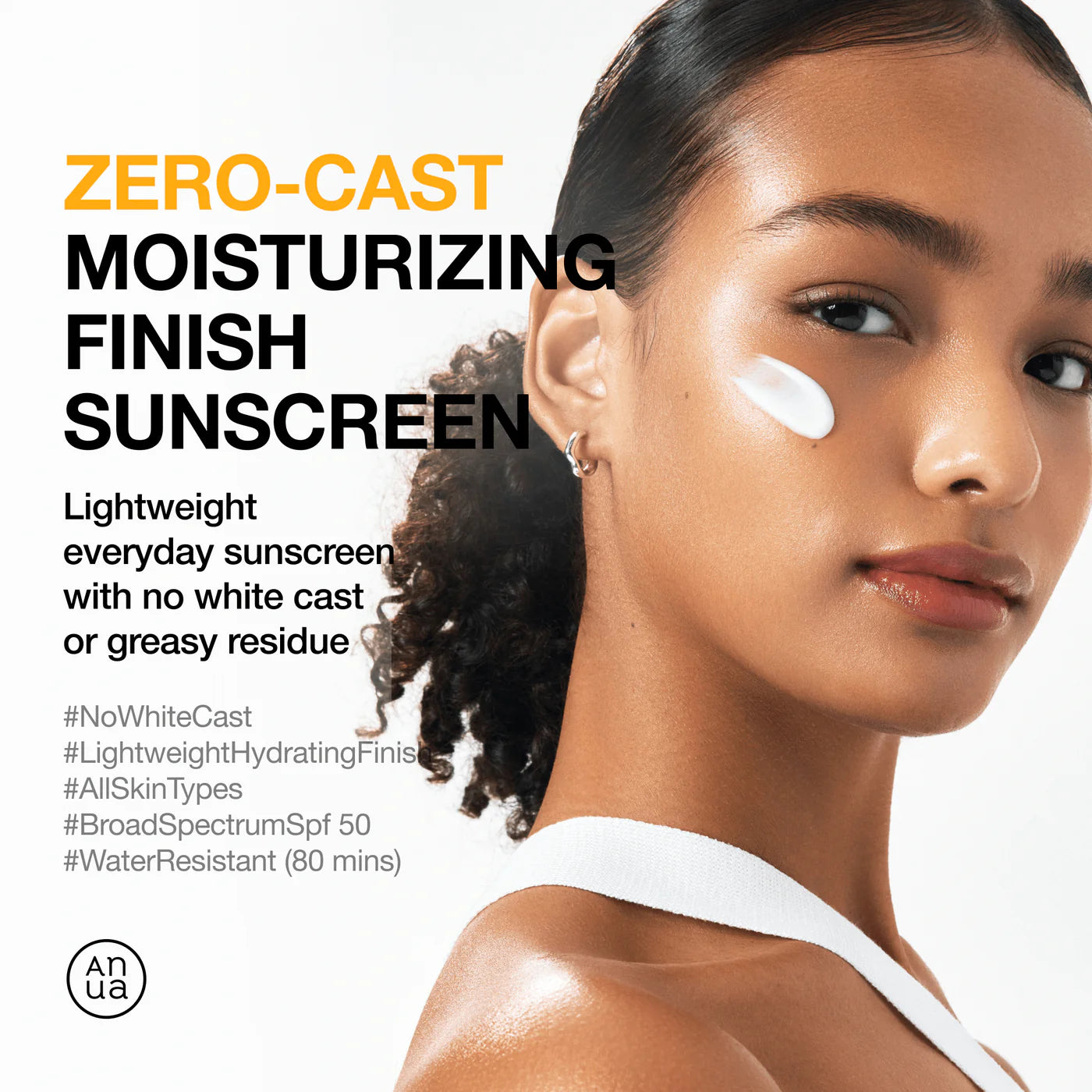 Zero-cast Moisturizing Finish Sunscreen-ANUA-HBYTALA