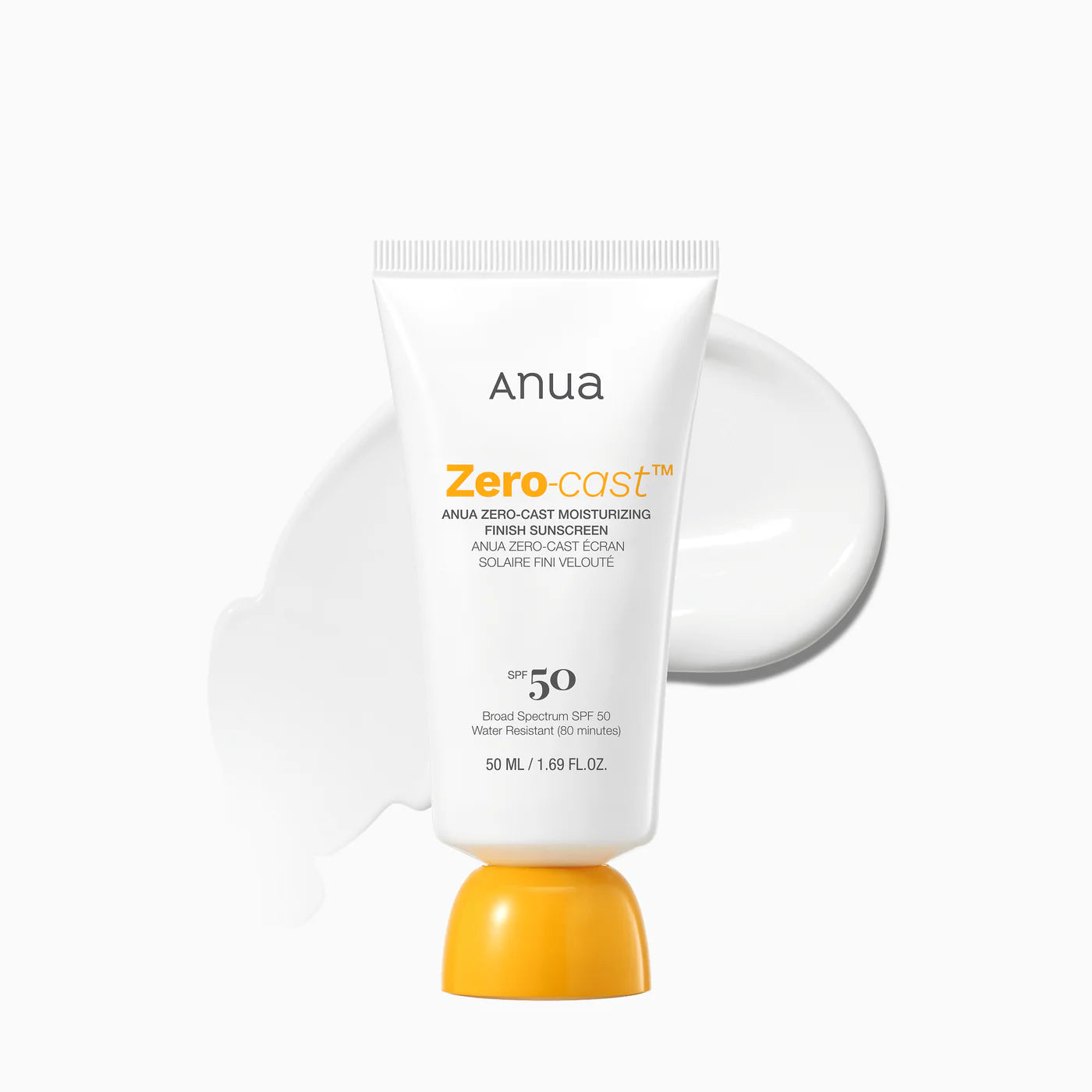 Zero-cast Moisturizing Finish Sunscreen-ANUA-HBYTALA