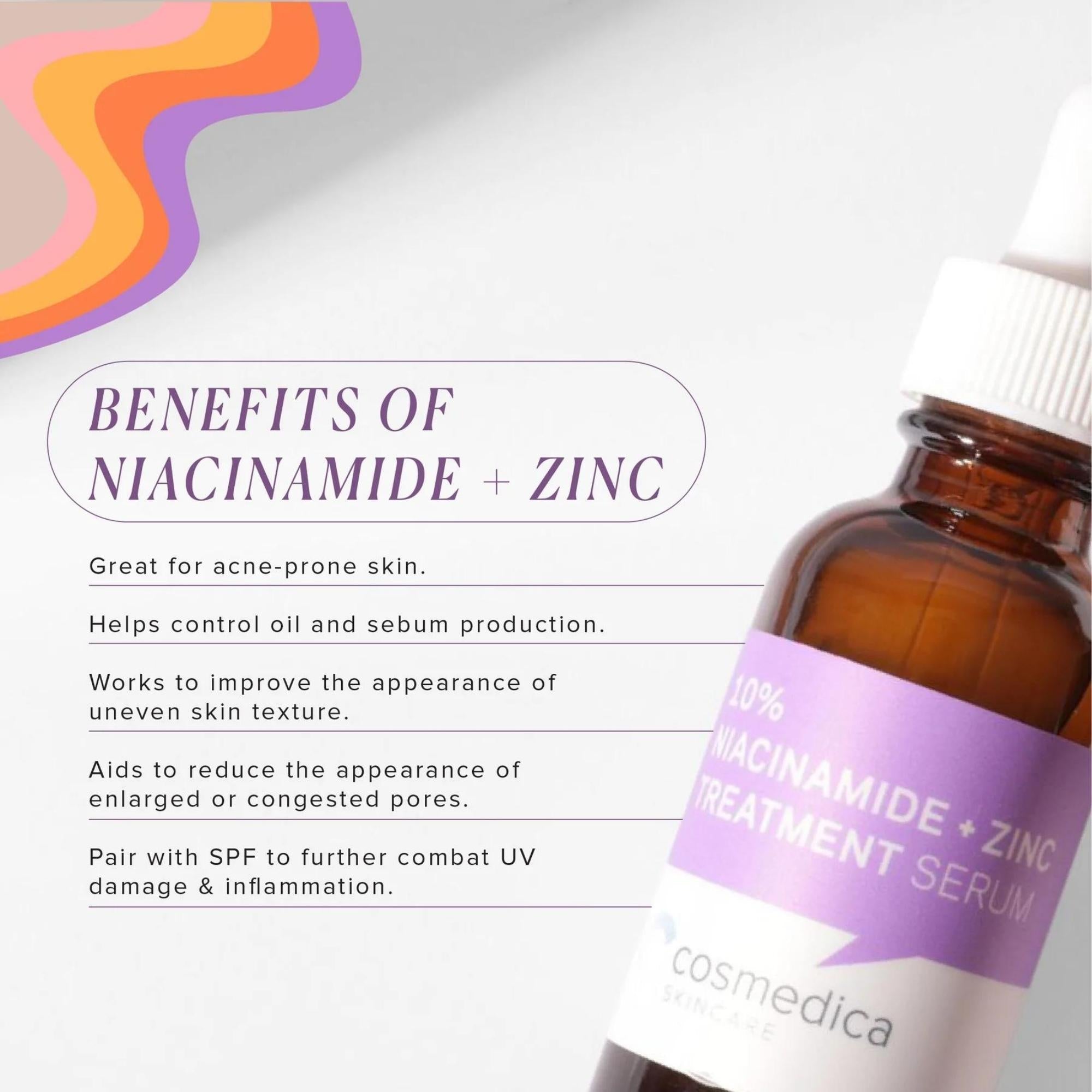 10% Niacinimide + Zinc Treatment Serum-COSMEDICA SKINCARE-HBYTALA