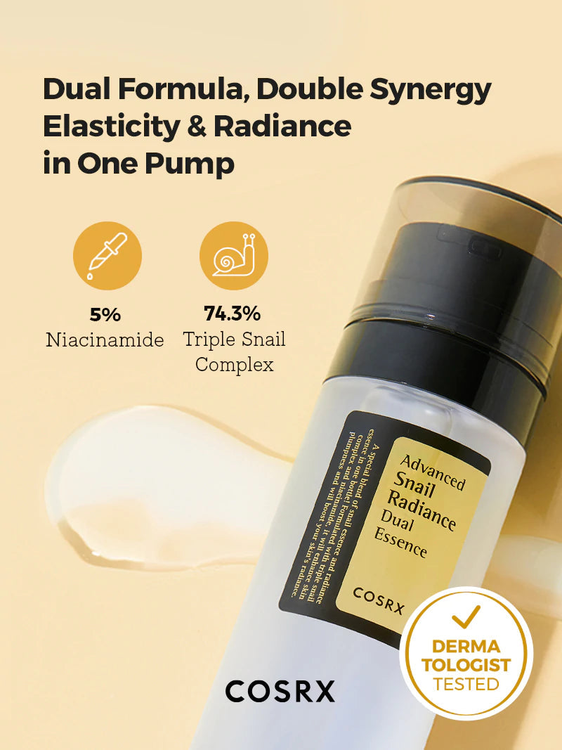 Advanced Snail Radiance Dual Essence-COSRX-HBYTALA