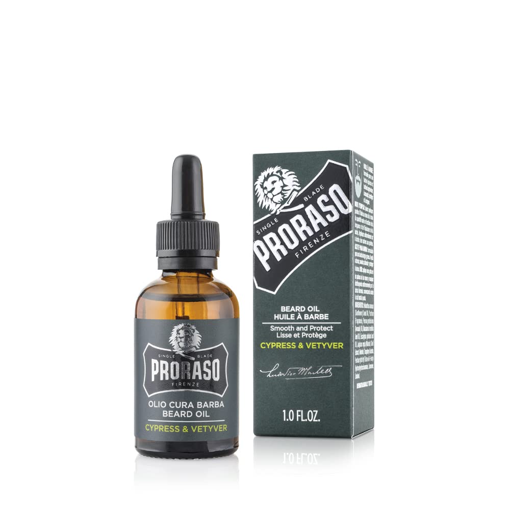 Beard Oil for Men Cypress and Vetyver-Proraso-HBYTALA