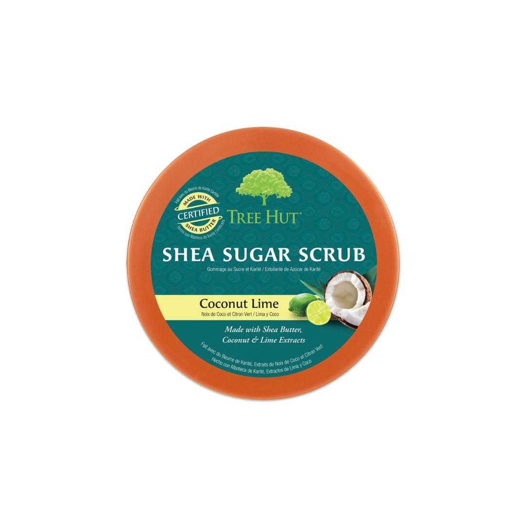 Coconut Lime Shea Sugar Exfoliating and Hydrating Body Scrub,-TREE HUT-HBYTALA