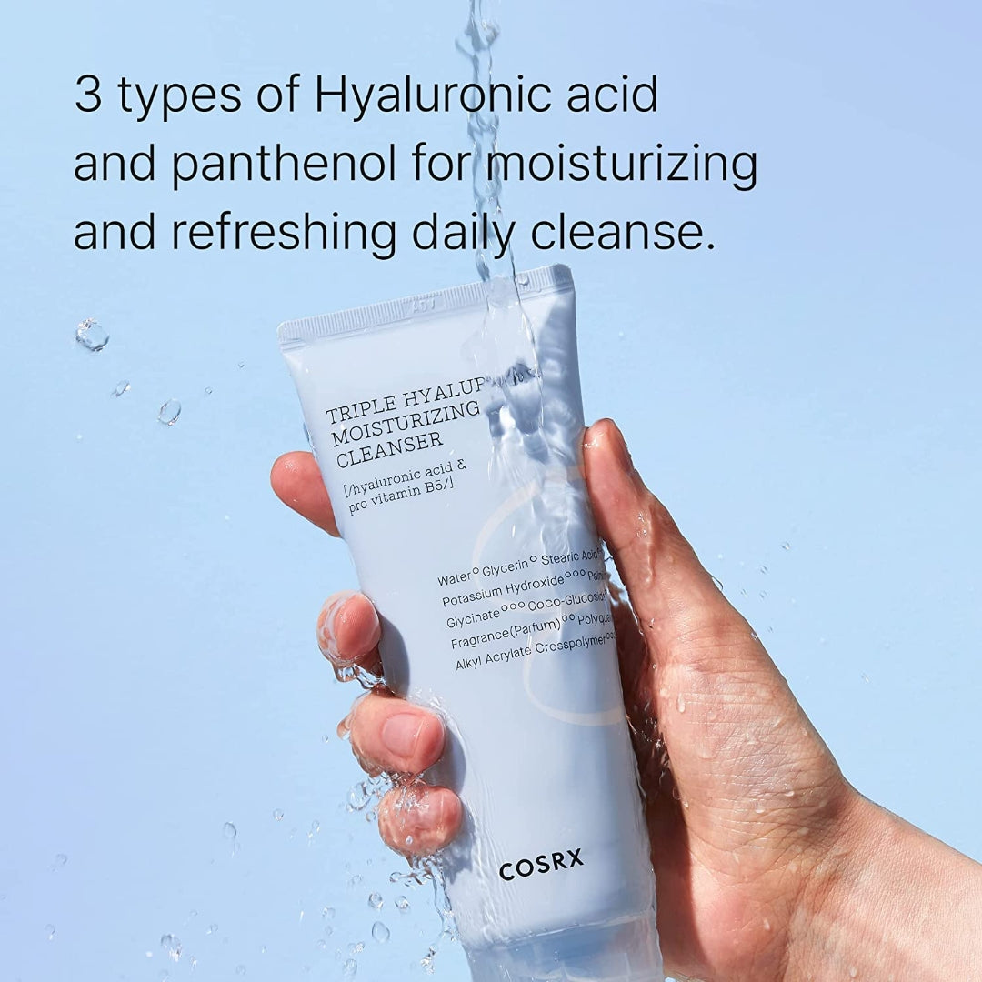 Hydrium Triple Hyaluronic Moisturizing Cleanser-COSRX-HBYTALA