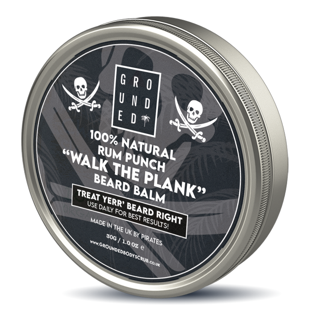 100% NATURAL RUM PUNCH “WALK THE PLANK” BEARD BALM-GROUNDED BODY-HBYTALA