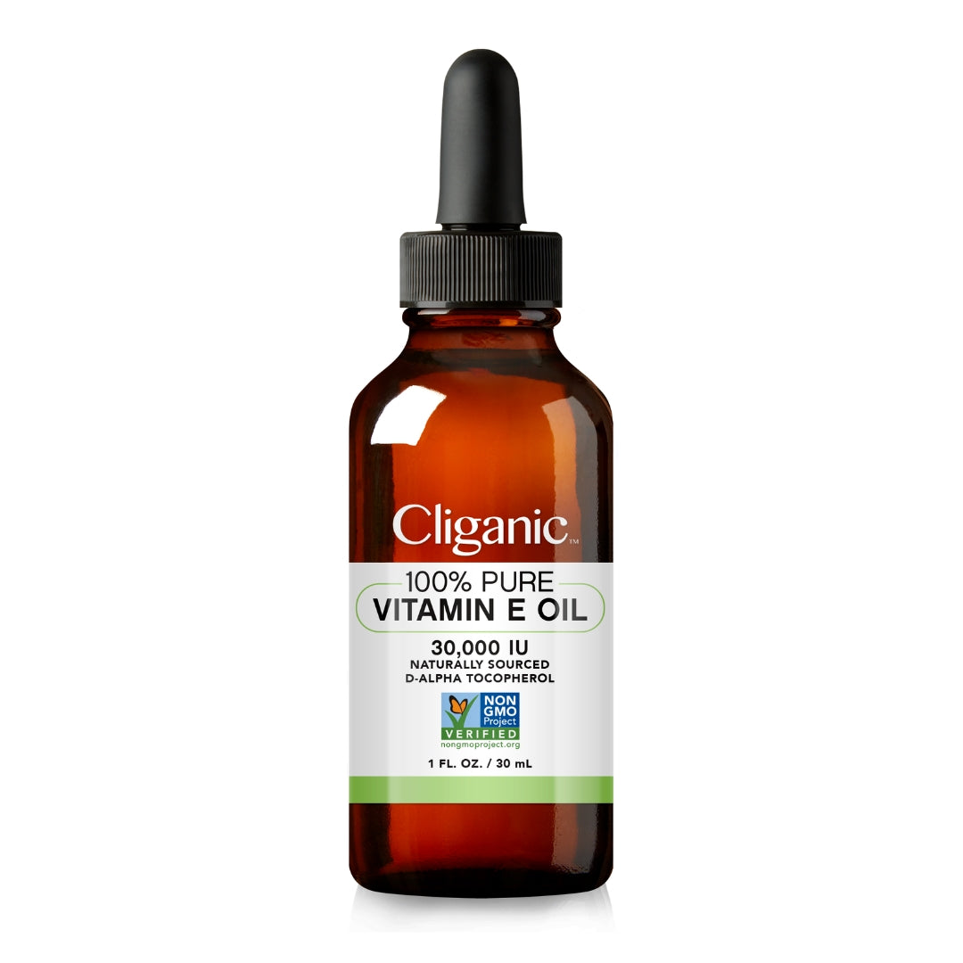 Pure Non-GMO Vitamin E Oil 1oz-Cliganic-HBYTALA