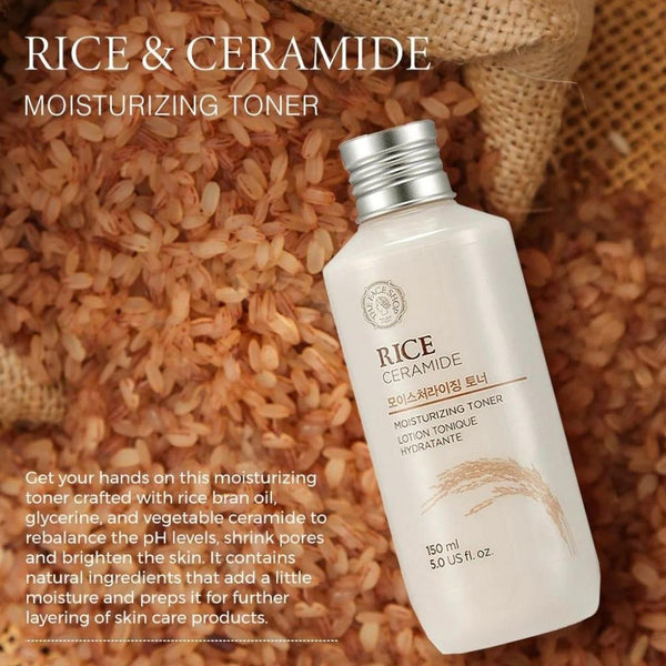 Rice Ceramide Moisturizing toner-The Face Shop-HBYTALA