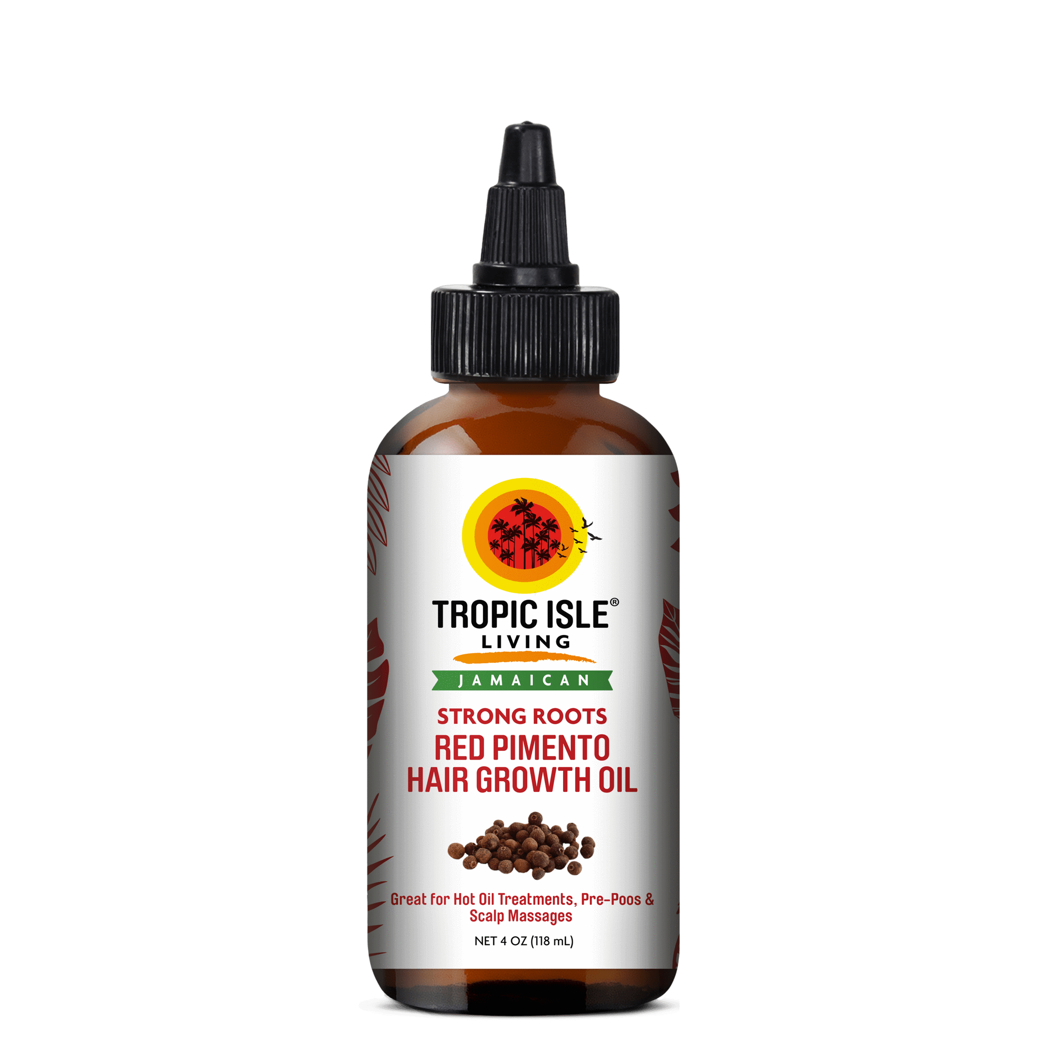STRONG ROOTS RED PIMENTO HAIR GROWTH OIL-TROPIC ISLE-HBYTALA